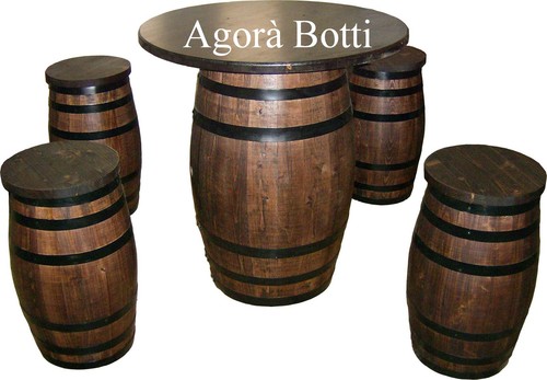 Botti botte tavolo sgabelli - e,