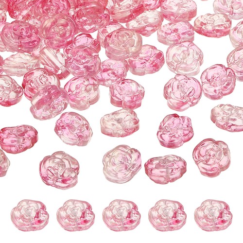 Per rose beads 100 pcs - rose, beads,