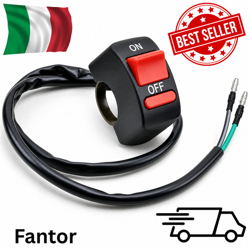 Interruttore manubrio moto - interruttore,