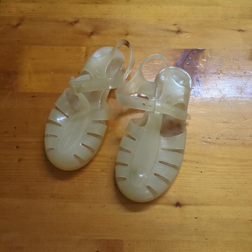Sandali mare vintage - nu, pied