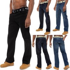 Jeans Enzo uomo gamba dritta con cintura regular fit pantaloni denim pantaloni tutta la vita
