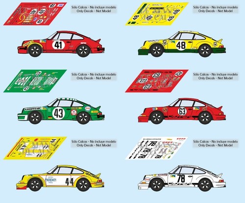 Decals porsche 911 carrera - porsche,