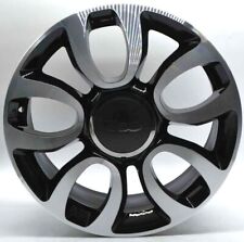 4 cerchi lega fiat 500l lounge r17 nero lucido diamantato lt004718