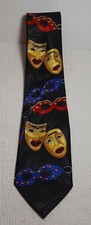 Cravatta STEVEN HARRIS disegno Maschere in Poliestere