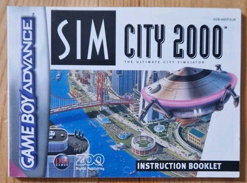 Istruzioni sim city 2000 - city,