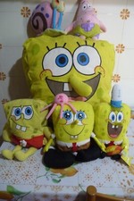 N. 6 pupazzi della serie SpongeBob di varie dimensioni, da cm 90 a 25.