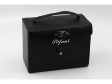 Stifani Bauletto In Pelle Scatola Orologio + Portagioie Usato N°599 Nero