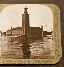Sweden Stereoview Card C1910