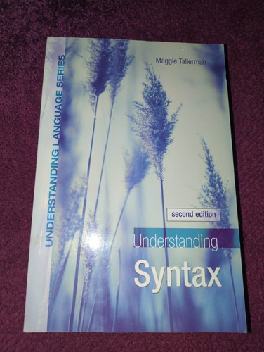 Understanding syntax 2nd - syntax,