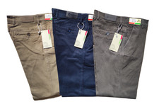 Pantaloni Uomo Fustagno Invernali Classico Elasticizzato Regular Fit 48/60