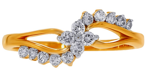 Anello sposa cluster - anello,
