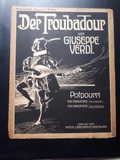 ANTICO SPARTITO MUSICALE DER