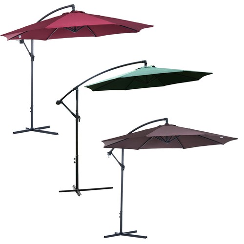 Outsunny ombrellone - ombrellone, da