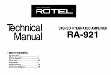 ROTEL RA-921, RA-930AX