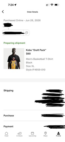 Shirt uomo nike - t-shirt, kobe