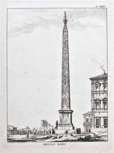 Piranesi roma obelisco - piranesi, a