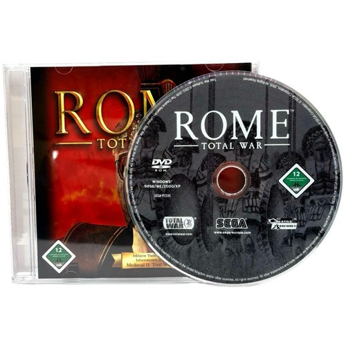 Rome total war dvd - war, dvd-rom