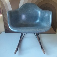 Sedia Herman Miller Eames Elephant grigia con braccioli tutta originale dondolo perfetta!