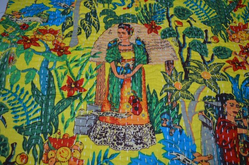 Trapuntino copriletto kantha - trapuntino,
