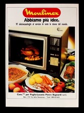 VINTAGE 1987 ELETTRODOMESTICI MOULINEX AD / PUBBLICITÀ / WERBUNG / PUBLICITÉ