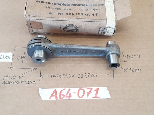 Biella albero motore mival 125 - albero,