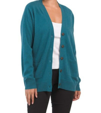 NAADAM Cardigan Mongolo Blu