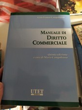 MANUALE DI DIRITTO COMMERCIALE. QUINTA EDIZIONE CAMPOBASSO GIAN FRANCO UTET