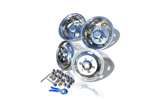 Acciaio inox copricerchi - 16'',
