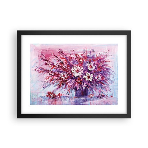 Poster 40x30cm impasto fiori - impasto,