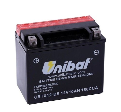 Batteria moto unibat cbtx12 - batteria,