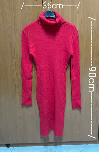 Abito maglia rosso - in,