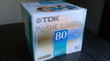 10 Minidisc TDK PoSHE MD 80