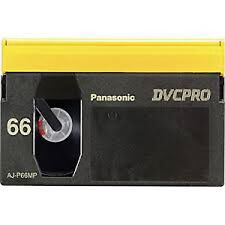PANASONIC AJ-P66MP 10 VIDEOCASSETTE DVCPRO LOTTO DI 10 TAPE PROFESSIONAL