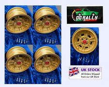 Set 7x13 Oro Cromodora CD66 Replica Ruote Lega Autobianchi Fiat Abarth
