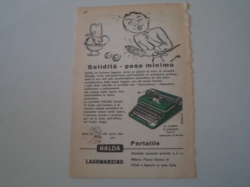 Advertising pubblicità 1955 - advertising,