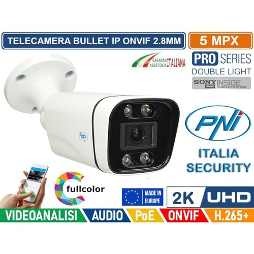 Telecamera rete bullet con - telecamera, di