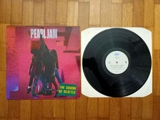 PEARL JAM TEN LP - 1st EU press with promo sticker SOUND OF SEATTLE