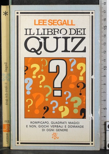 Bur libro dei quiz lee - bur.,