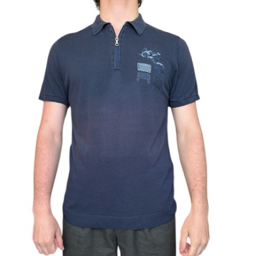Polo etro blu navy con - polo,
