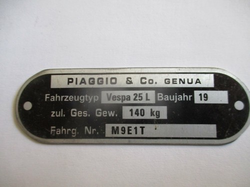 Scudo piastra ciao vespa - piastra, 25l