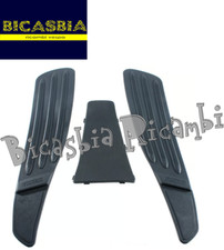 20077 - SET TAPPETINI POGGIAPIEDI PEDANA NERO VESPA 50 125 150 ET2 ET4