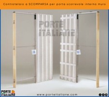 Controtelai per porte scorrevoli scrigni a SCOMPARSA interno muro VARIE MISURE