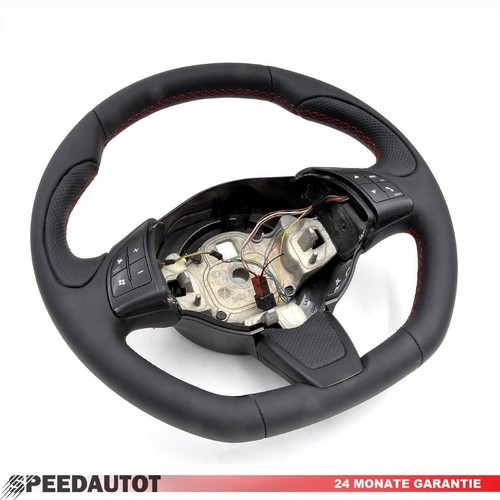 Volante pelle appiattito - pelle,