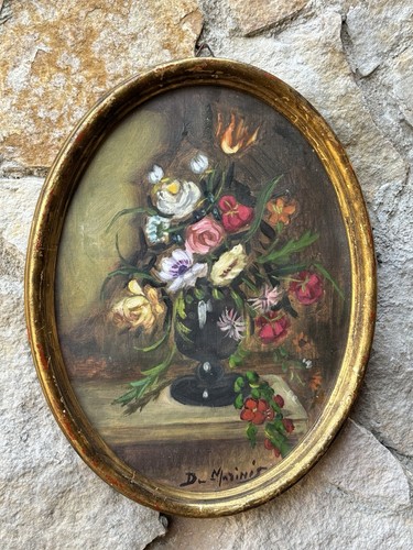 Quadro vintage fiori dipinti - vintage,,