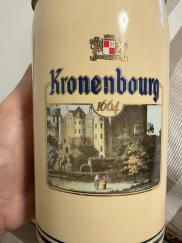 Boccale birra kronenbourg - boccale, da