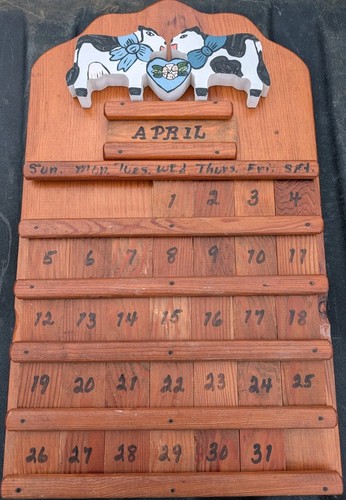 Calendario parete vintage - da,