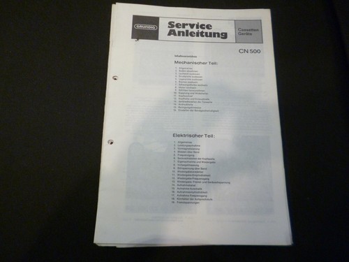 Manuale servizio originale - di,