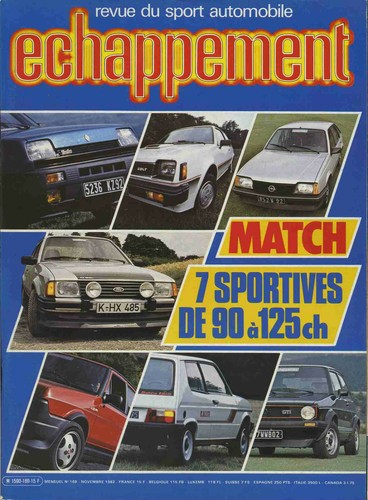Echappement 169 1982 - n°169, 11/1982