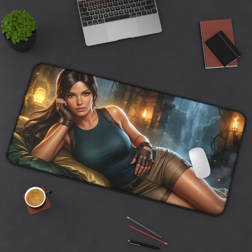 Lara croft mouse pad - croft,