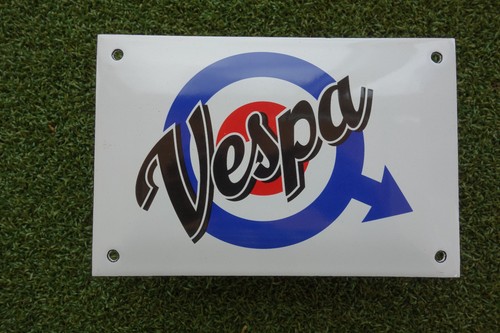 Vespa rectangular enamel - rectangular,